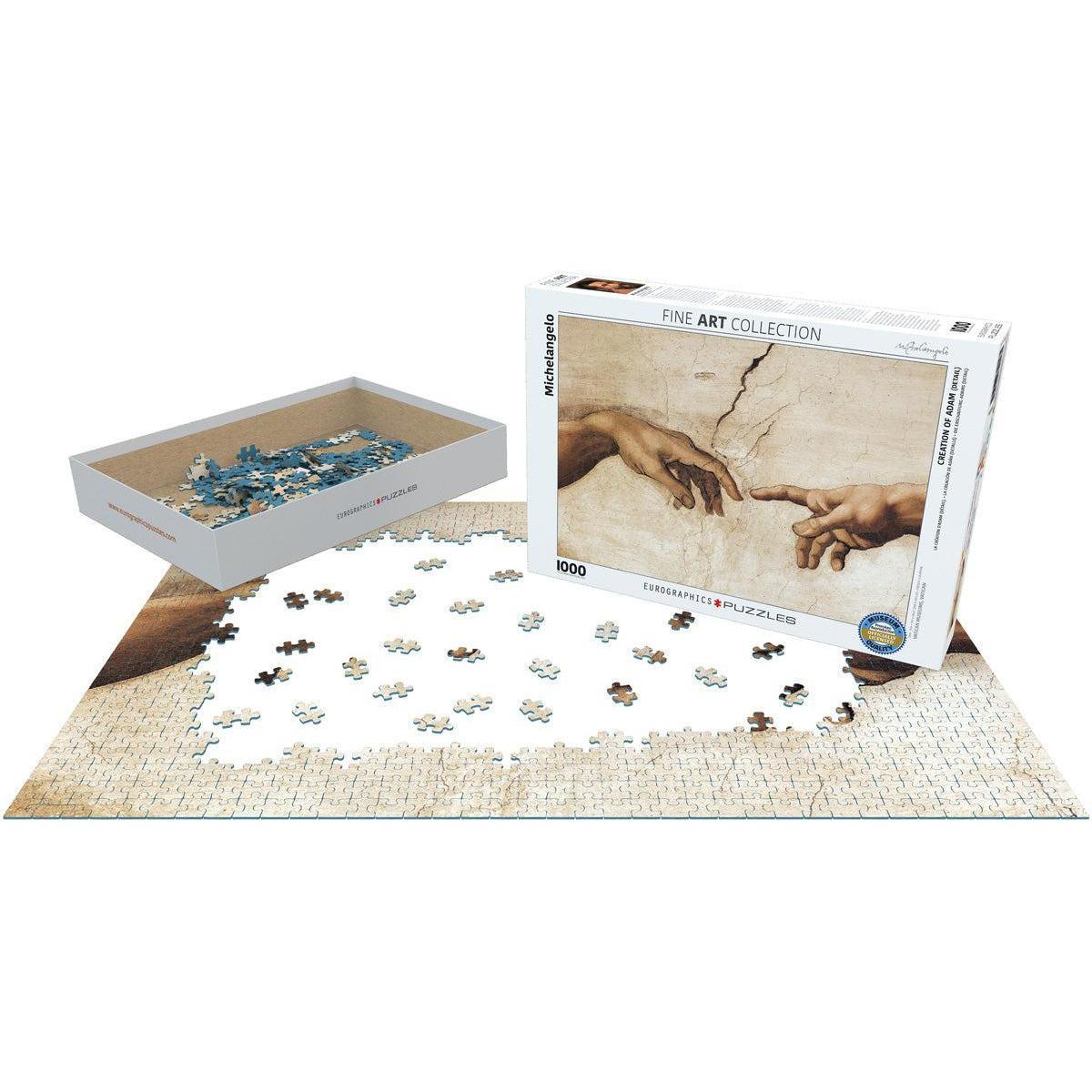 Creation of Adam (Detail) 1000 Piece Jigsaw Puzzle Eurographics