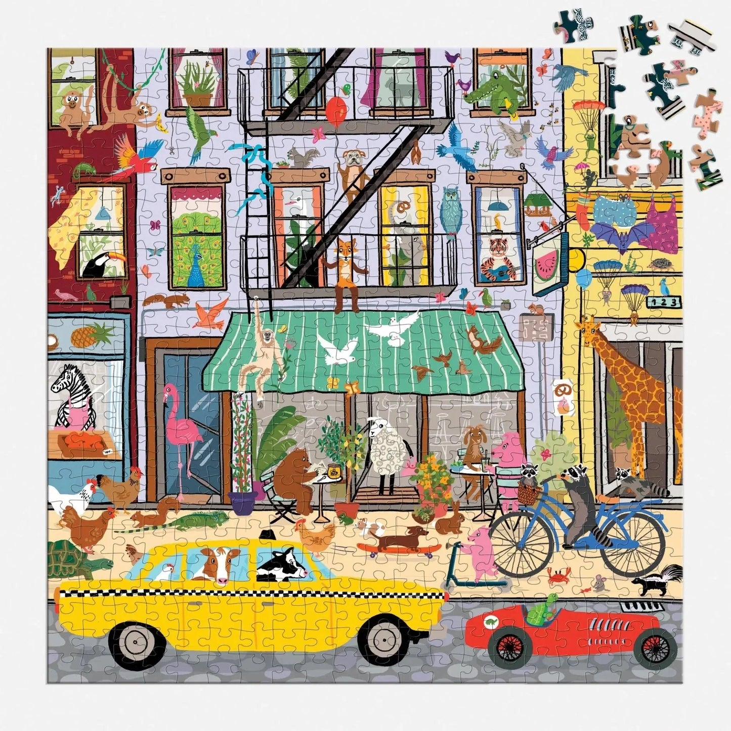 Critter City 500 Piece Jigsaw Puzzle Mudpuppy