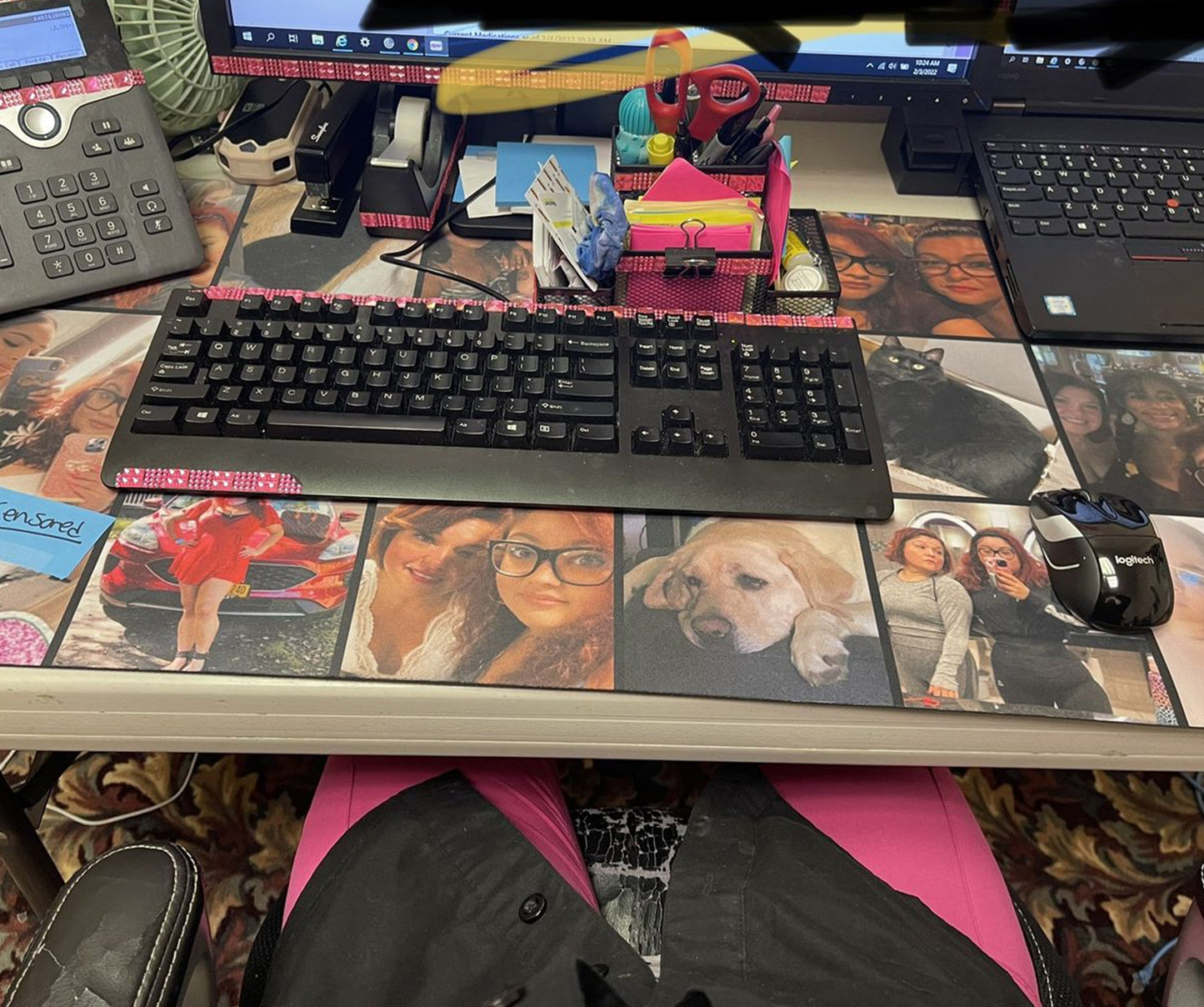 Custom Mousepad (8x9") Love Desk Mats