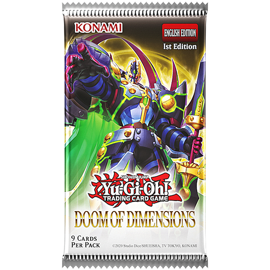 Yu-Gi-Oh! TCG Doom of Dimensions Booster Pack (1st Edition) Super Anime Store