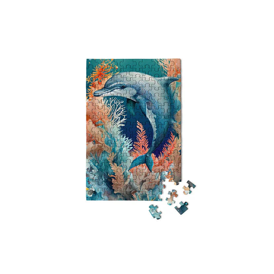 Dolphin 150 Piece Mini Jigsaw Puzzle Micro Puzzles Puzzle Merchant
