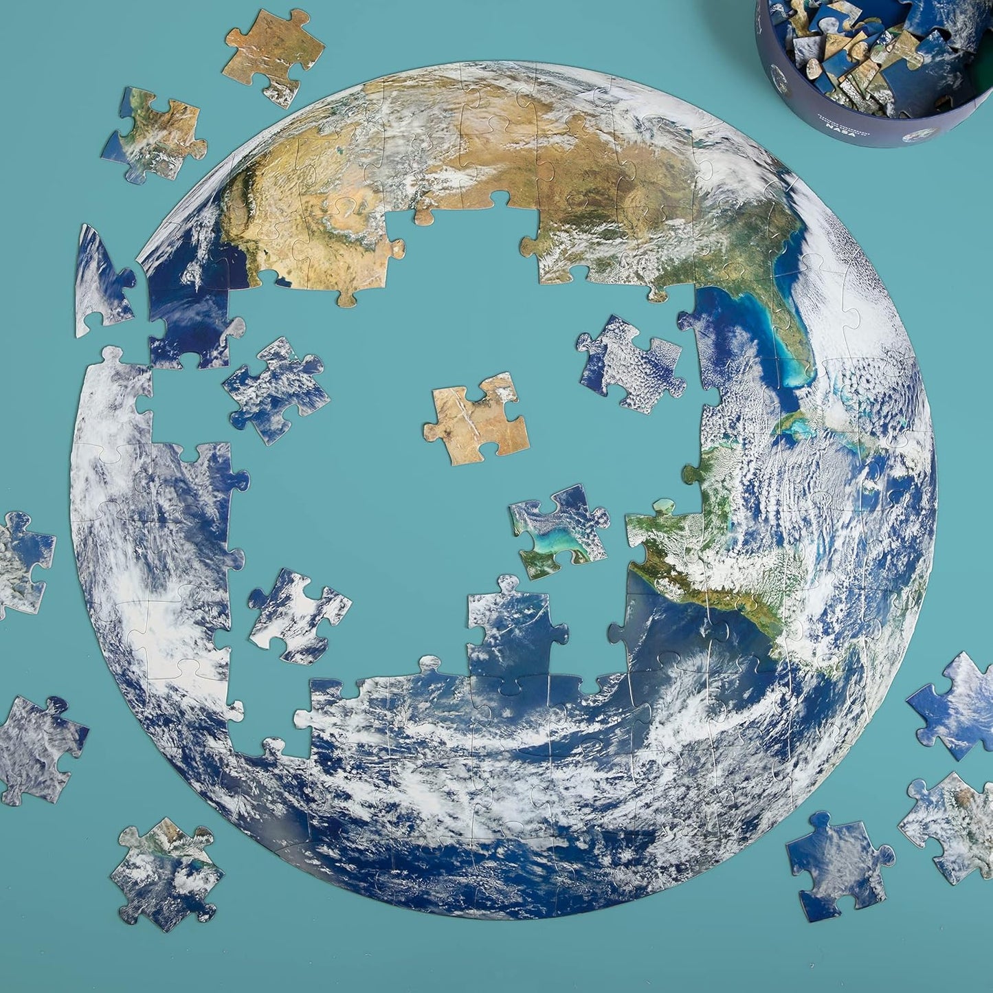 Earth 100 Piece Round Jigsaw Puzzle Chronicle