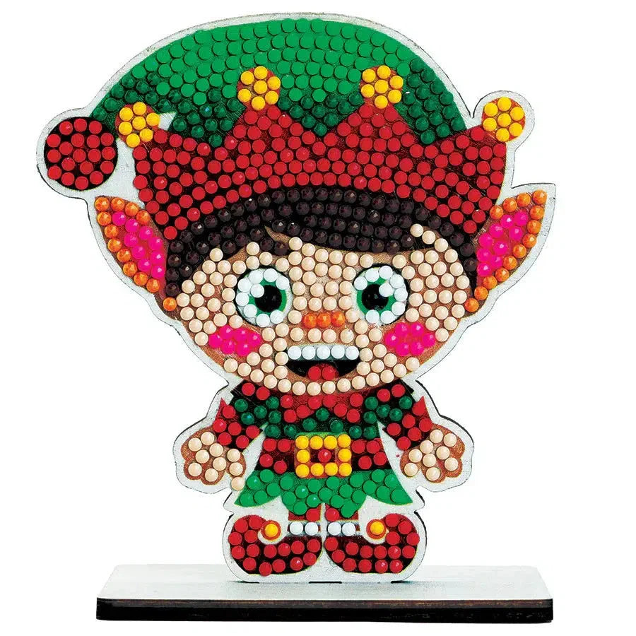 Elf Crystal Art Festive Buddies Kit Craft Buddy Puzzle Merchant