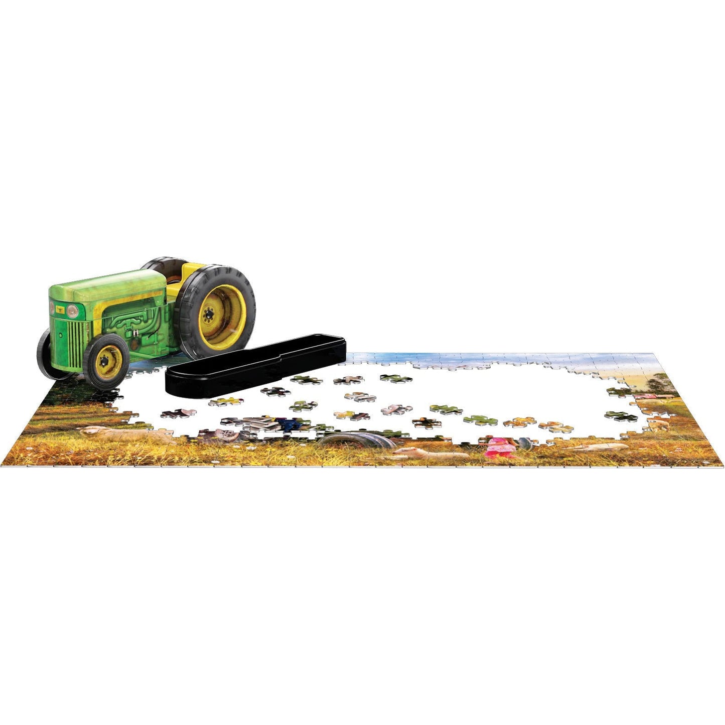 Farm Tractor 550 Piece Jigsaw Puzzle in Tin Eurographics Puzzle Merchant