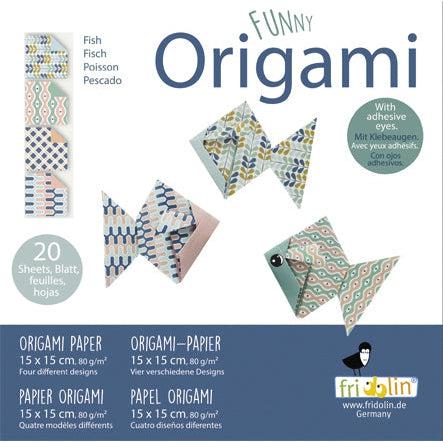 Fish Funny Origami Kit Fridolin Puzzle Merchant