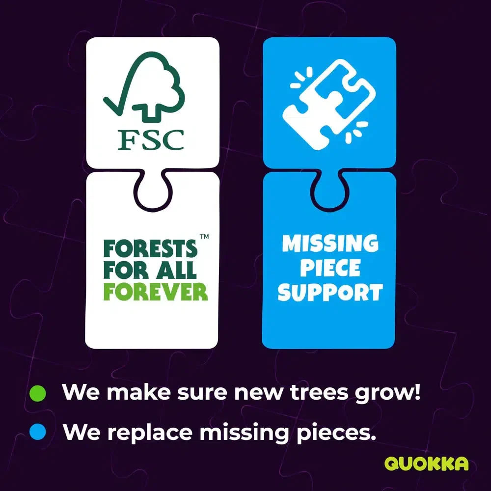 Galactic Tails Seekers Finders 1000 Piece Jigsaw Puzzle Quokka