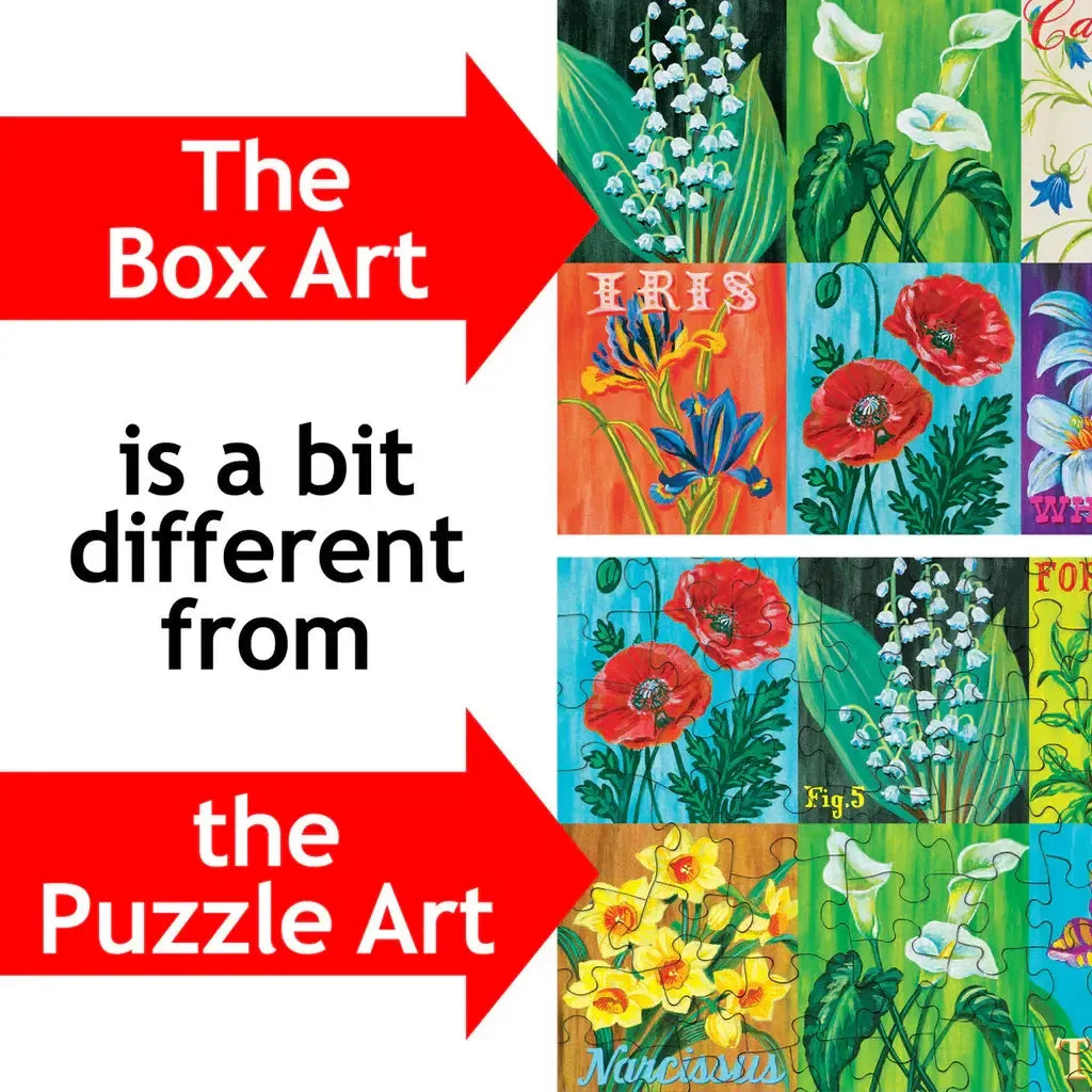 Garden Delights "Mixed Up" 1000 Piece Jigsaw Puzzle PuzzleTwist Puzzle Merchant