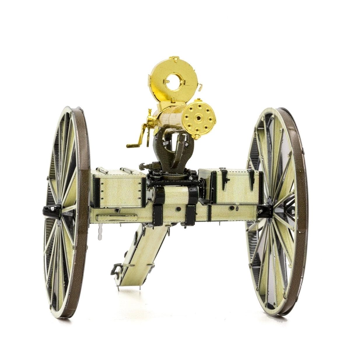Gatling Gun Wild West 3D Steel Model Kit Metal Earth