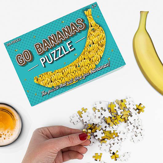 Go Bananas 316 Piece Jigsaw Puzzle Gift Republic