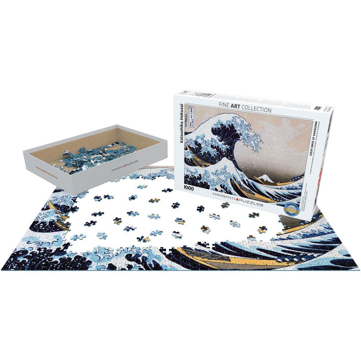 Great Wave off Kanagawa 1000 Piece Jigsaw Puzzle Eurographics Puzzle Merchant