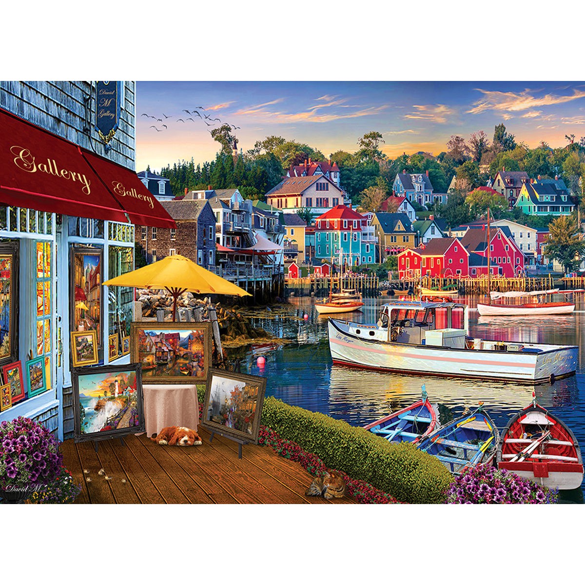 Harbor Gallery 1000 Piece Jigsaw Puzzle Cobble Hill