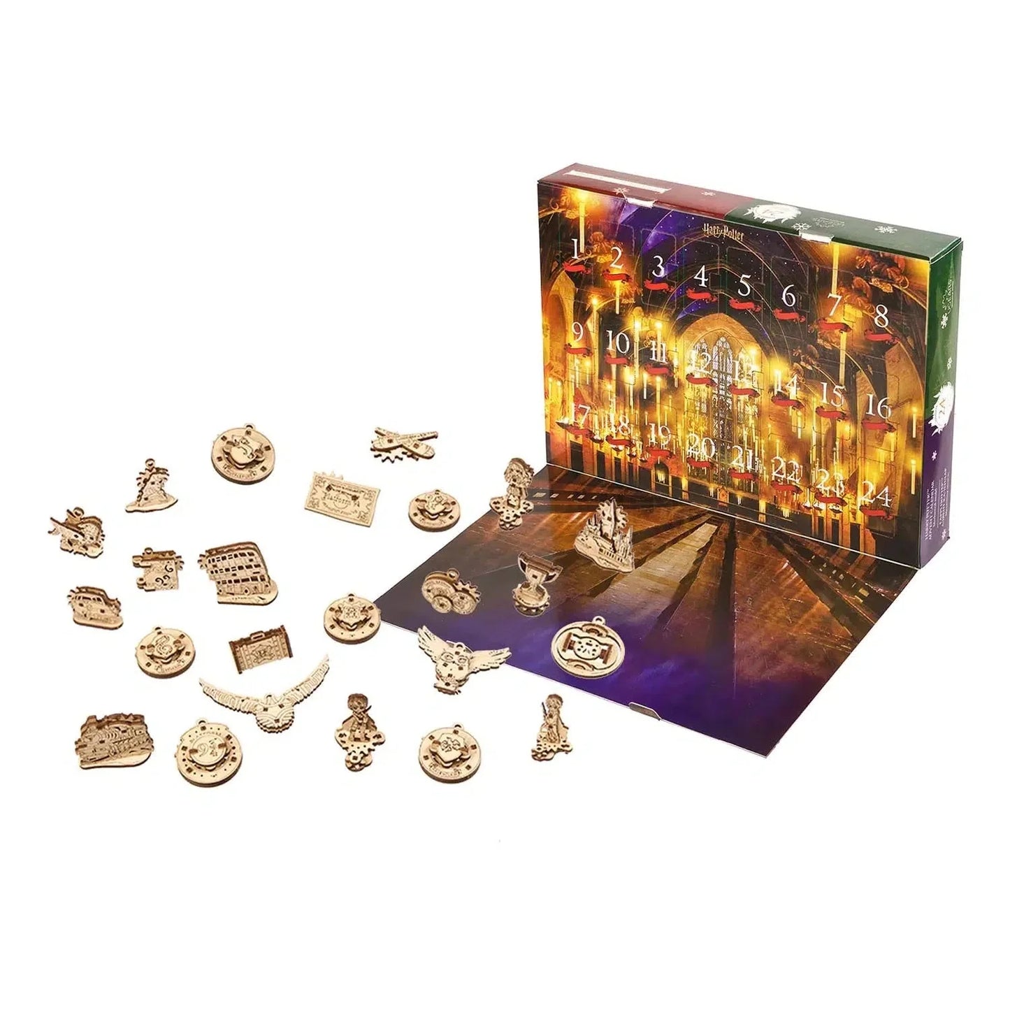 Harry Potter™ Advent Calendar Wood Model Kit UGEARS Puzzle Merchant