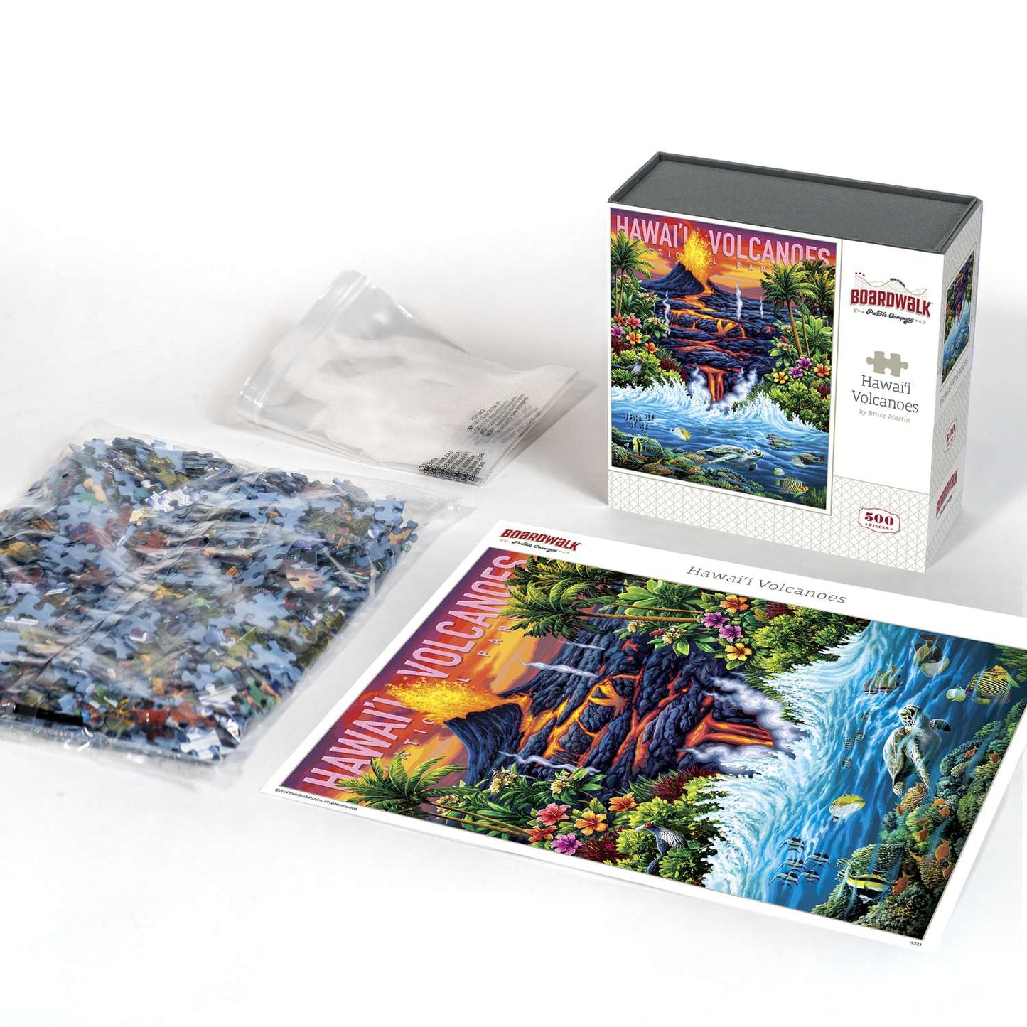 Hawai'i Volcanoes National Park 500 Piece Jigsaw Puzzle Boardwalk