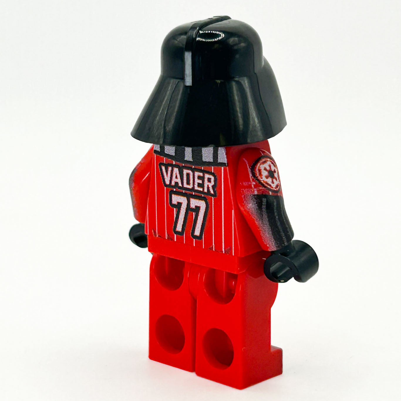 B3 Customs® May 4th Exclusive Baseball Darth Vader Minifig made using LEGO parts B3 Customs