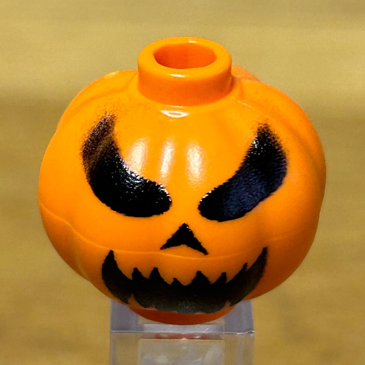 Custom Jack O' Lantern / Pumpkin Face #4 - B3 Customs made using LEGO part B3 Customs