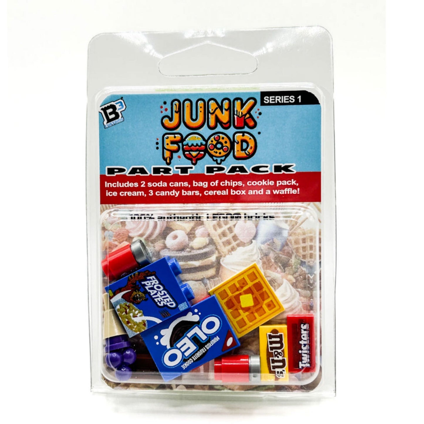 Junk Food Pack (Series 1) made from LEGO parts - B3 Customs B3 Customs