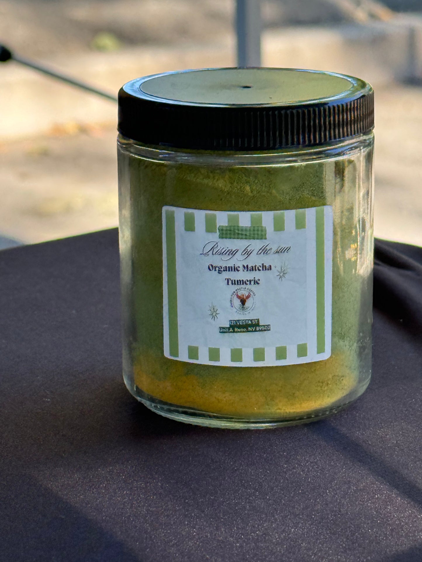 6oz Rising by The Sun Matcha - with Premium Organic Turmeric