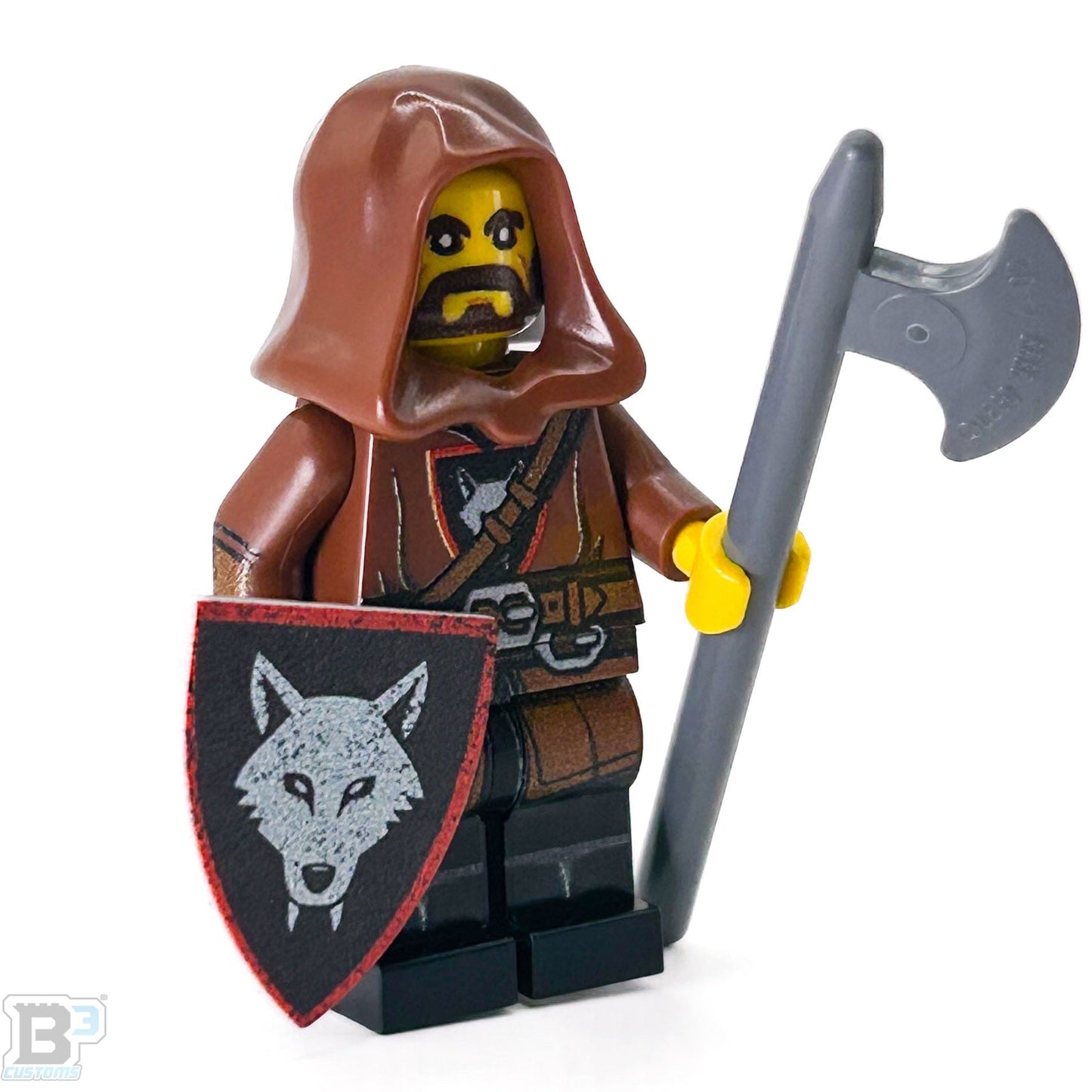 Wolfpack Woodsman Minifig made using LEGO parts B3 Customs