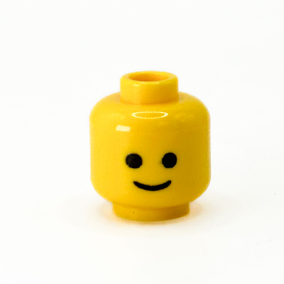 Custom Classic Smile Head made using LEGO part B3 Customs