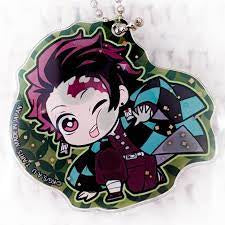 DEMON SLAYER MUGEN TRAIN TANJIRO KAMADO DEFORMED ACRYLIC KEYCHAIN Anime Pop