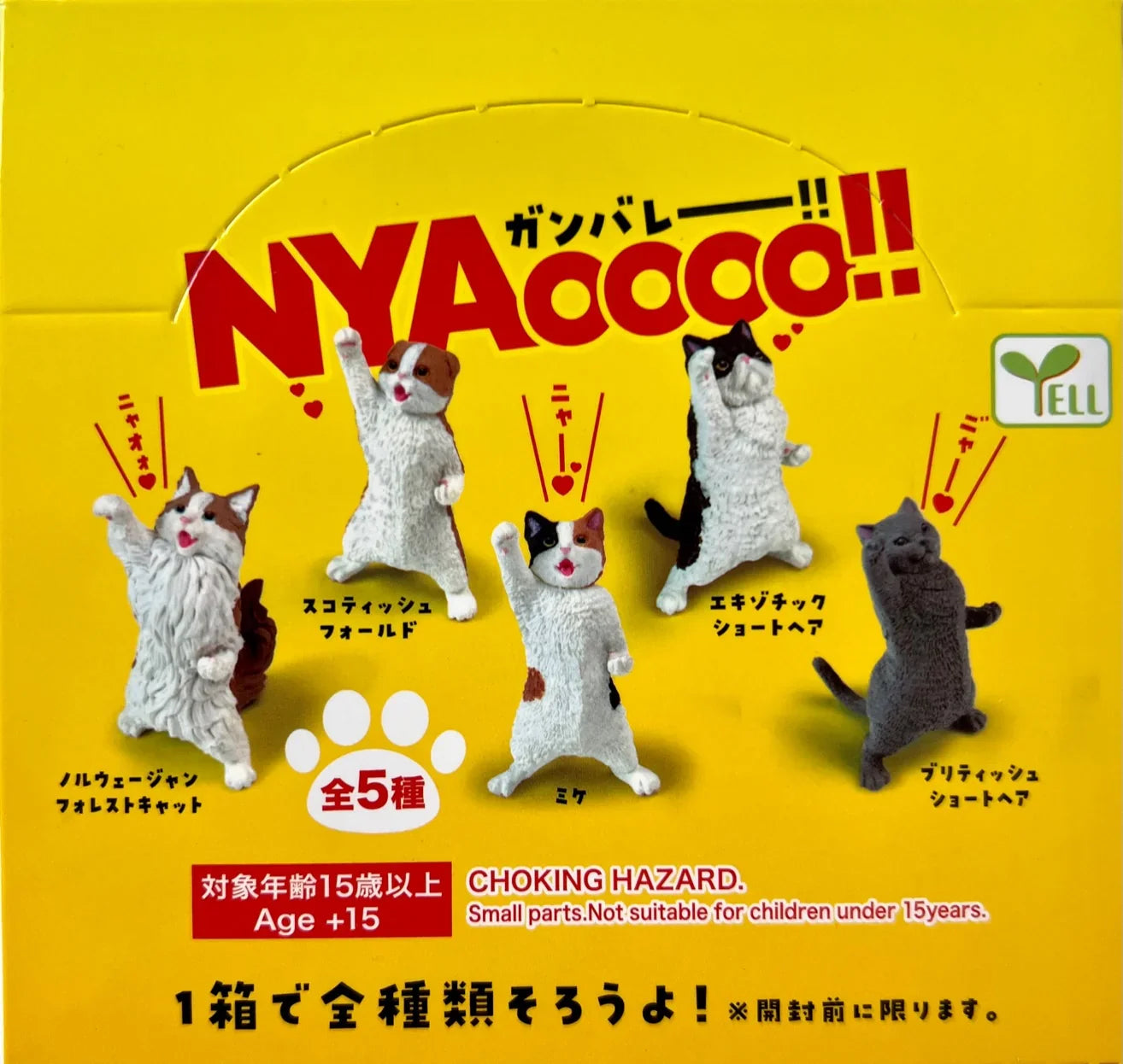 NYAOOO! POWER CATS BLIND BOX (1 Blind Box) Super Anime Store