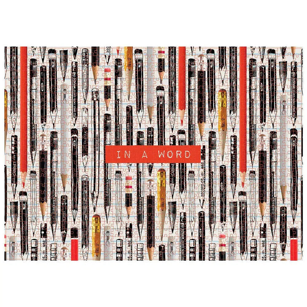 In a Word 1000 Piece Jigsaw Puzzle Gibbs Smith