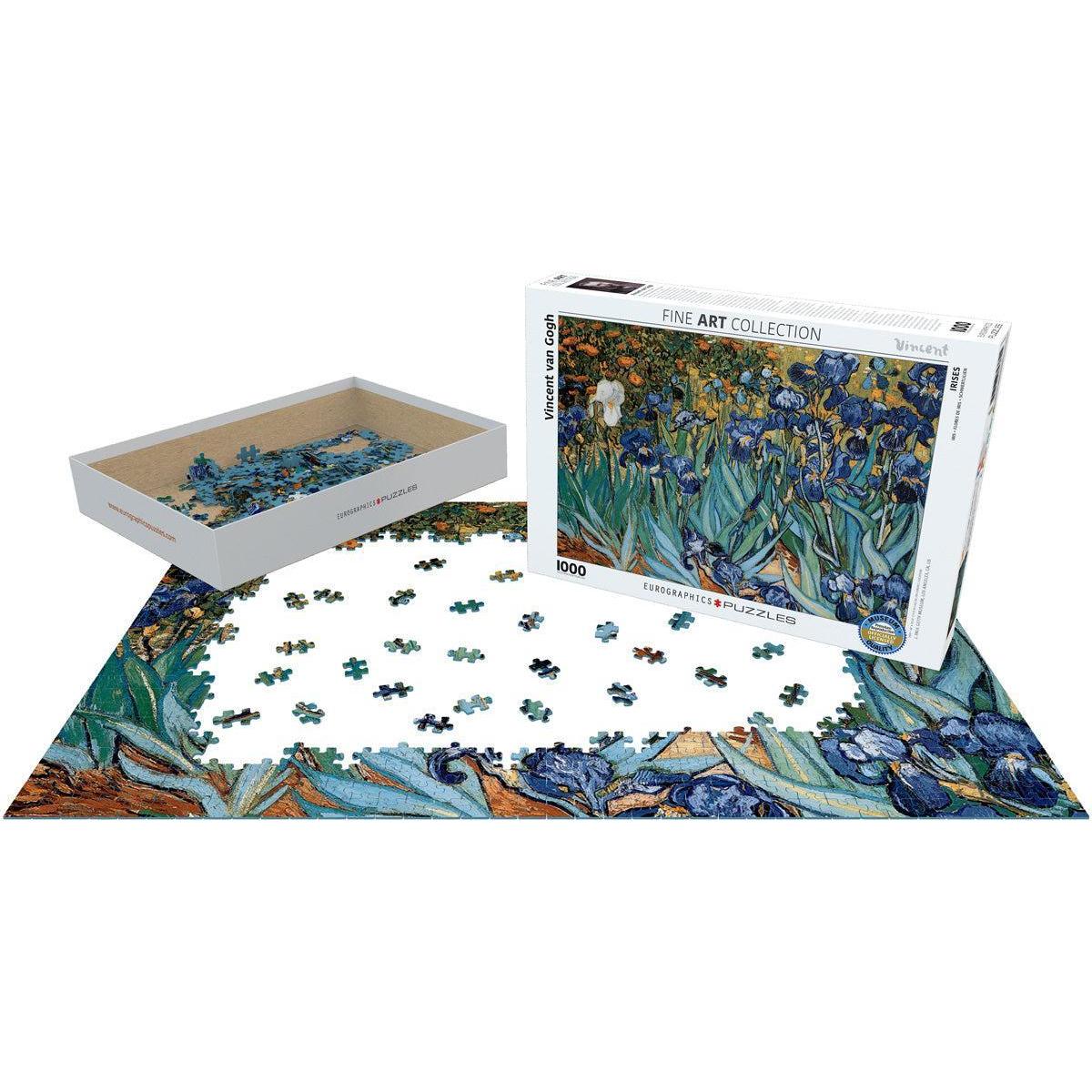Irises by Vincent van Gogh 1000 Piece Jigsaw Puzzle Eurographics