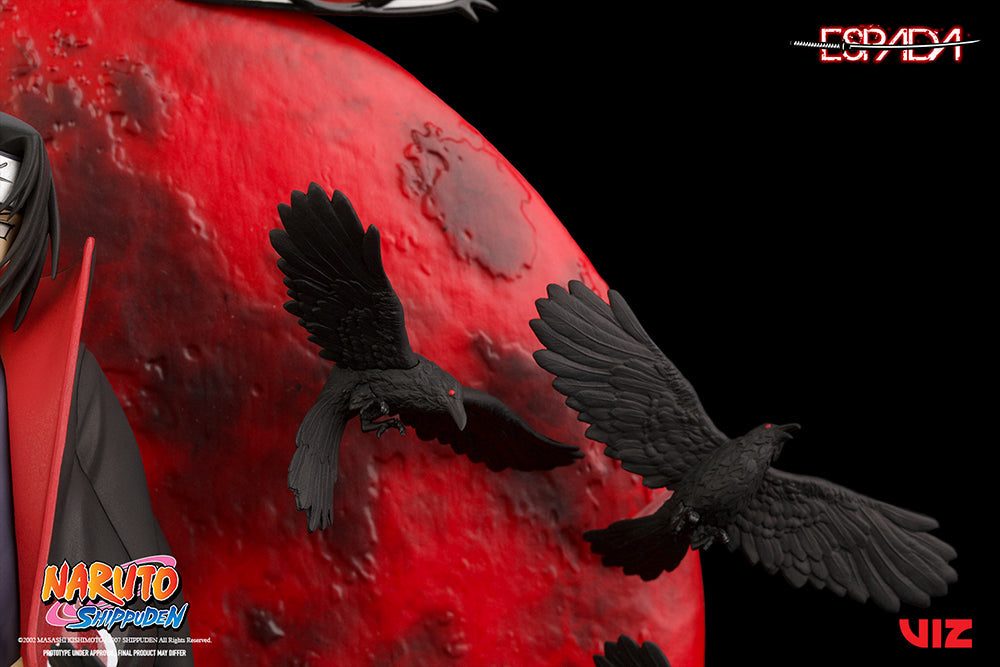 Naruto Shippuden Itachi Uchiha 1/8 Scale Wall Statue Figure - Official Espada Art Super Anime Store