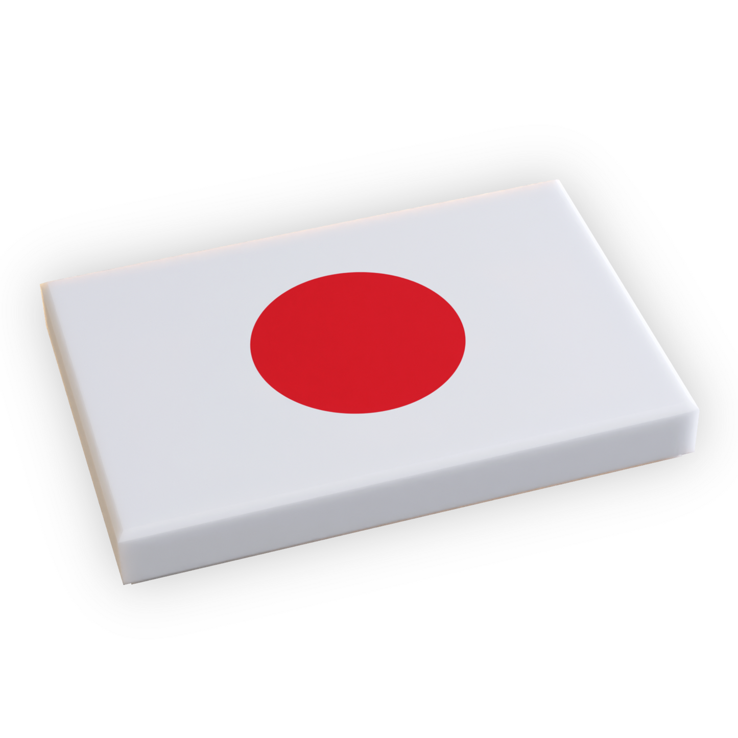 Japan Flag (2x3 Tile) made using LEGO part B3 Customs