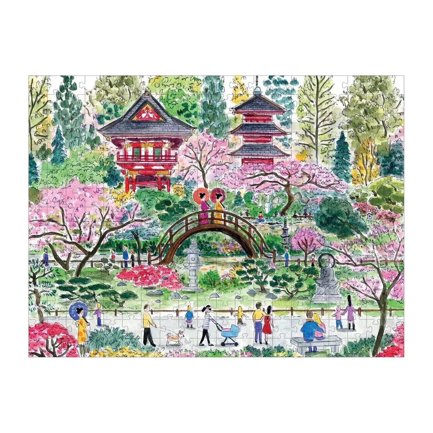Japanese Tea Garden 300 Piece Jigsaw Puzzle Galison