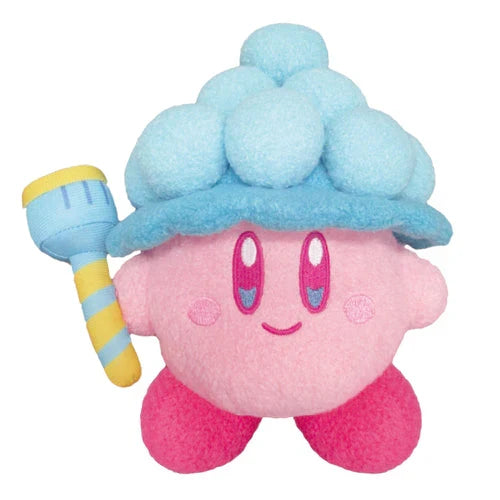 Little Buddy Muteki! Suteki! Kirby Bubble Ability 6" Plush - Official Nintendo Super Anime Store