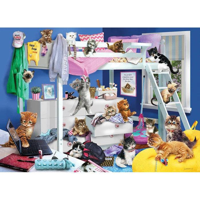 Kitten Slumber Party 1000 Piece Jigsaw Puzzle Cobble Hill
