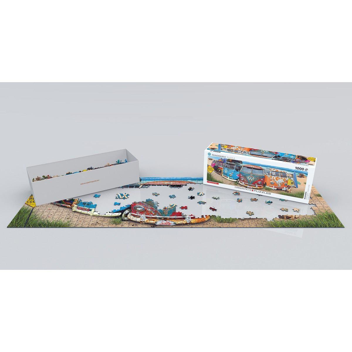 Kombination VW Bus 1000 Piece Panoramic Jigsaw Puzzle Eurographics