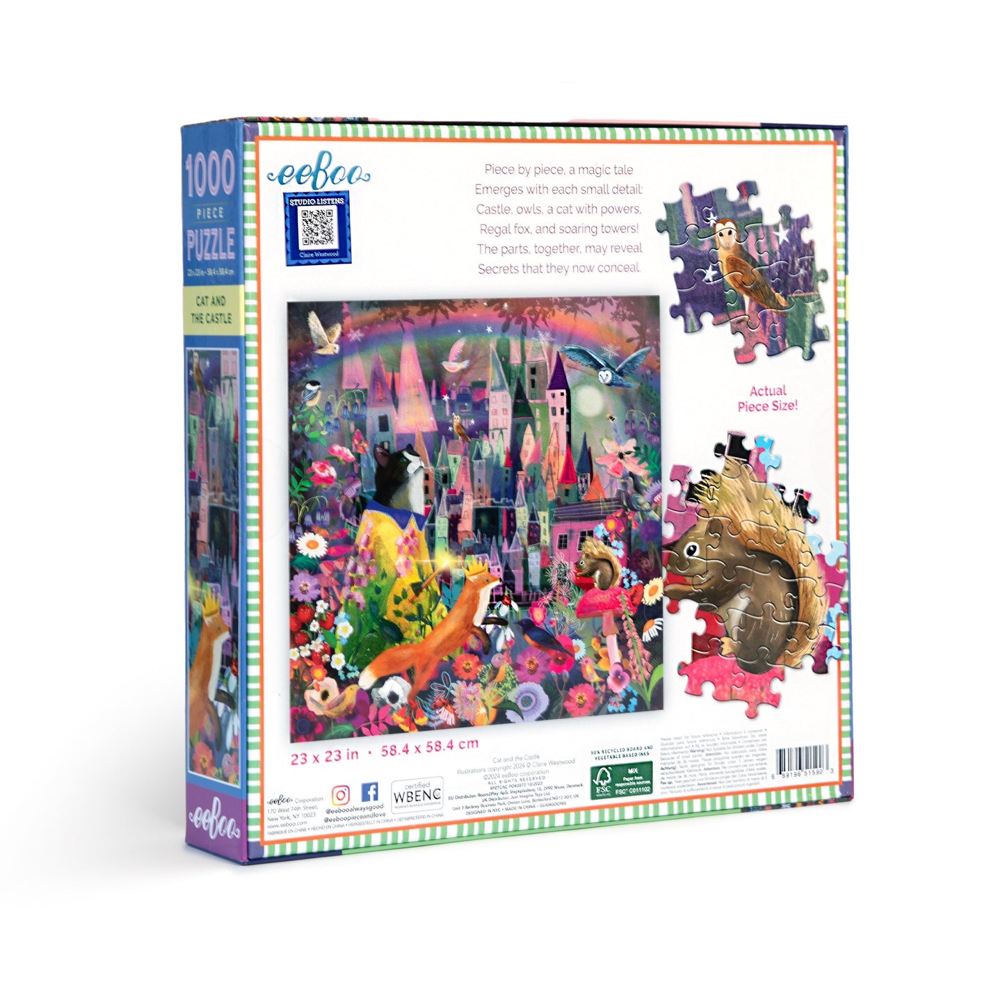 Life in a Tree 1000 Piece Jigsaw Puzzle eeBoo Puzzle Merchant