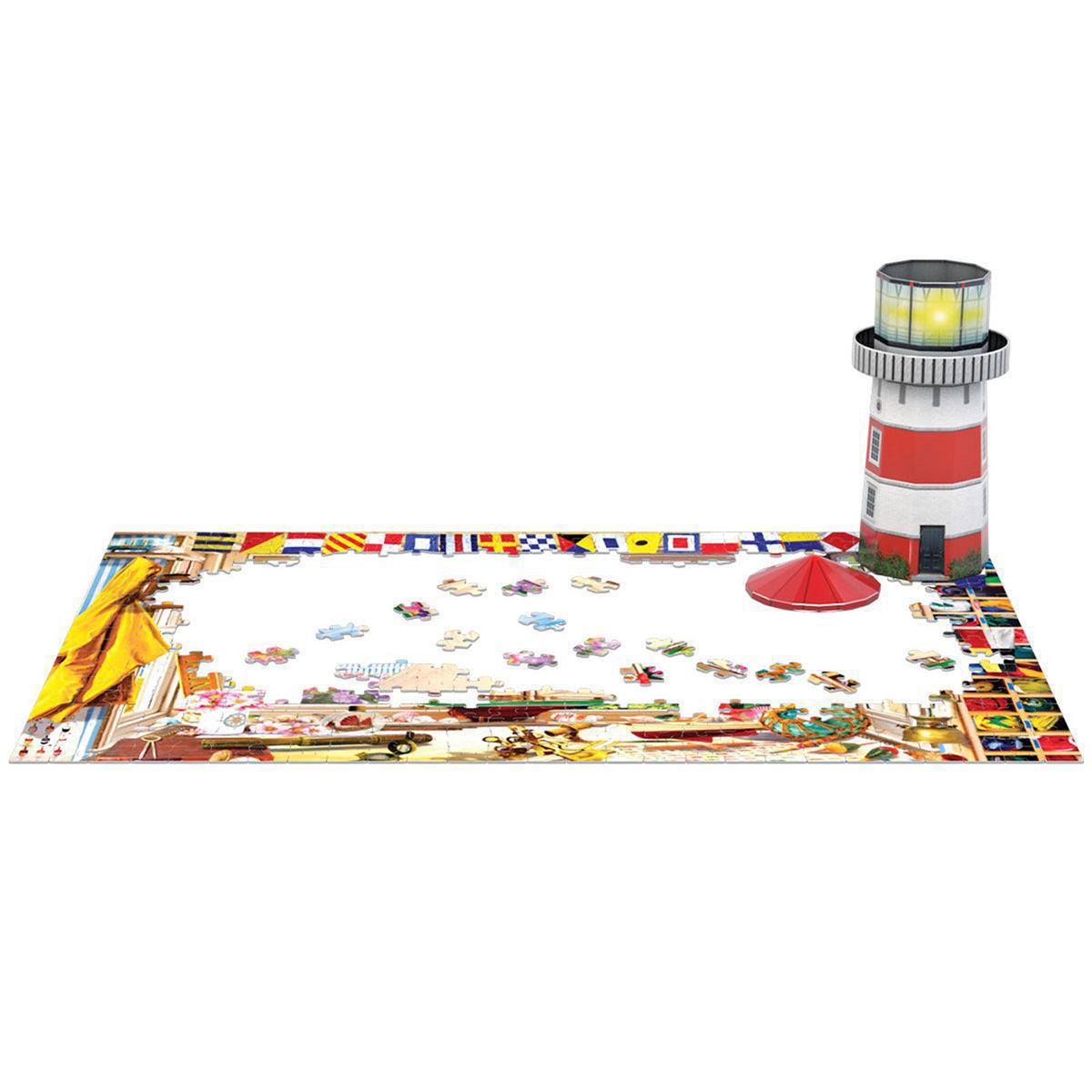 Lighthouse 550 Piece Jigsaw Puzzle in Tin Eurographics