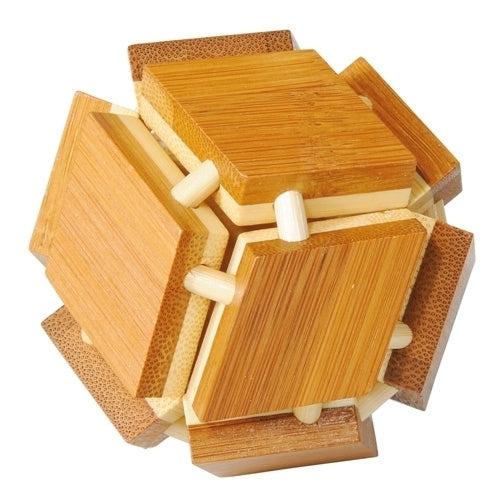 Magic Box 3D Bamboo Puzzle Fridolin Puzzle Merchant