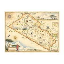 Masai Mara 1000 Piece Jigsaw Puzzle Xplorer Maps Puzzle Merchant