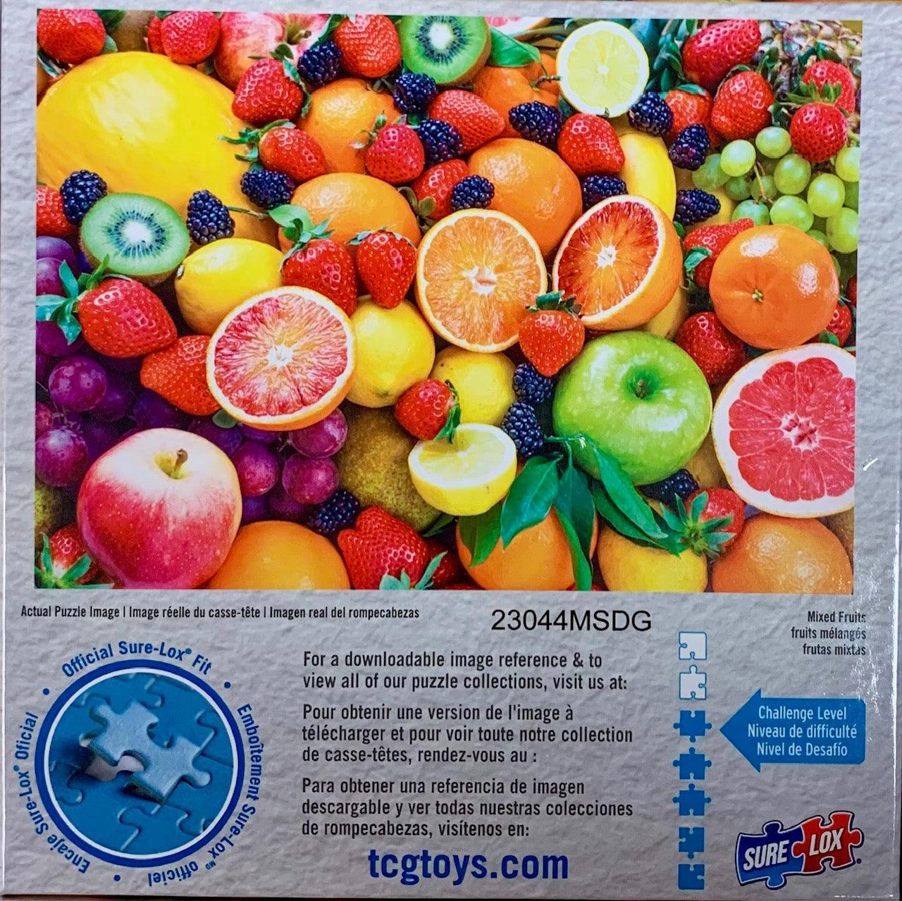 Mixed Fruits Cool Collages 1000 Piece Jigsaw Puzzle Sure Lox