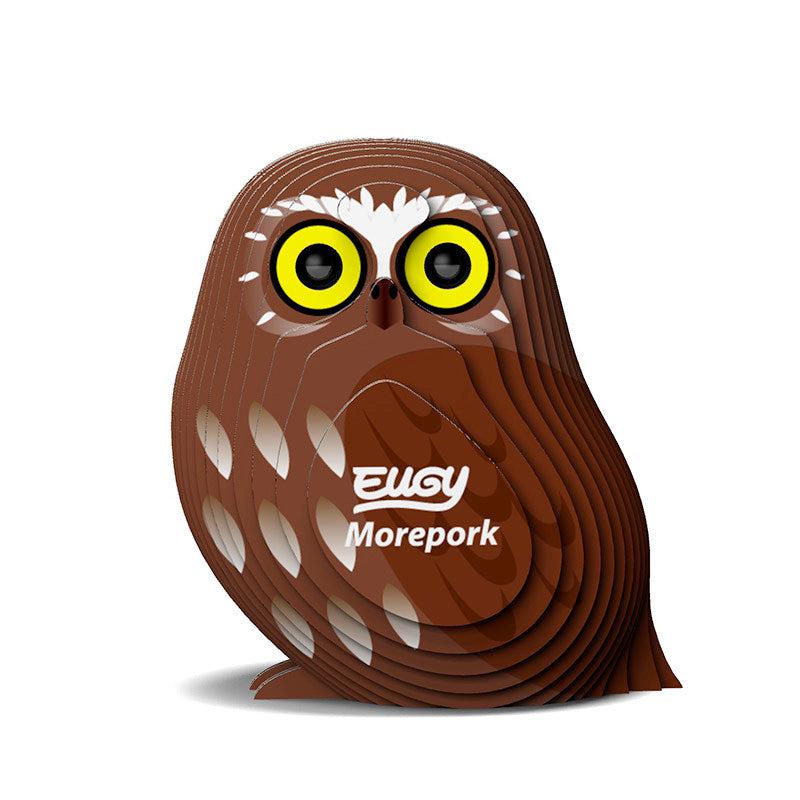 Morepork 3D Cardboard Model Kit Eugy