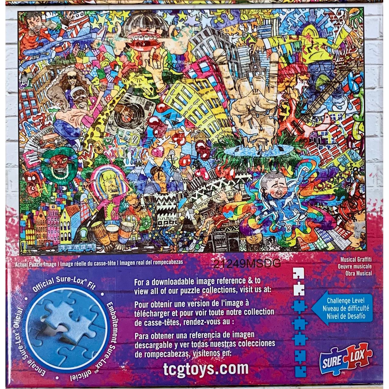 Musical Graffiti Street Murals 1000 Piece Jigsaw Puzzle Sure Lox