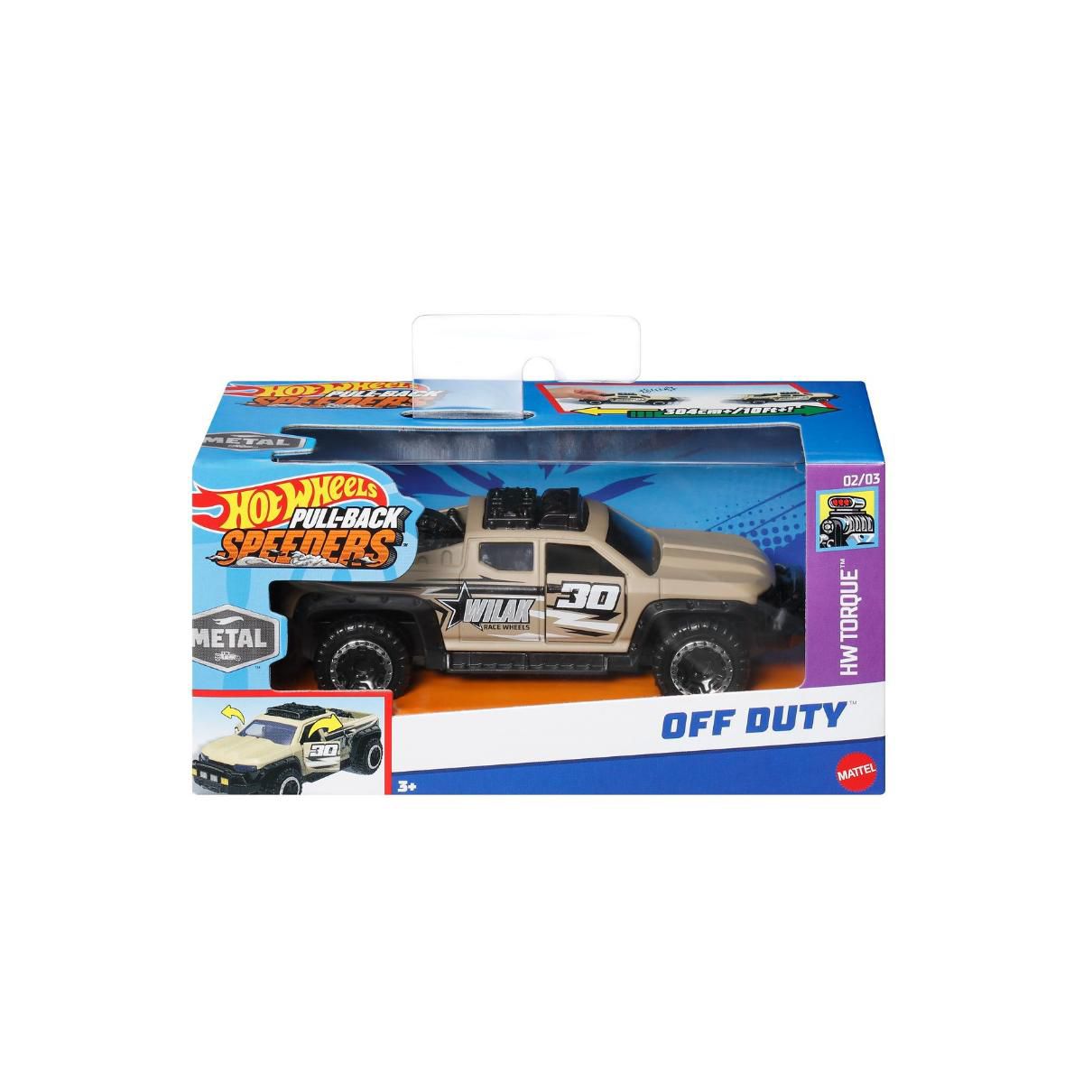 Hot Wheels Pull-Back Speeders 2025 Off-Duty Moliner Games