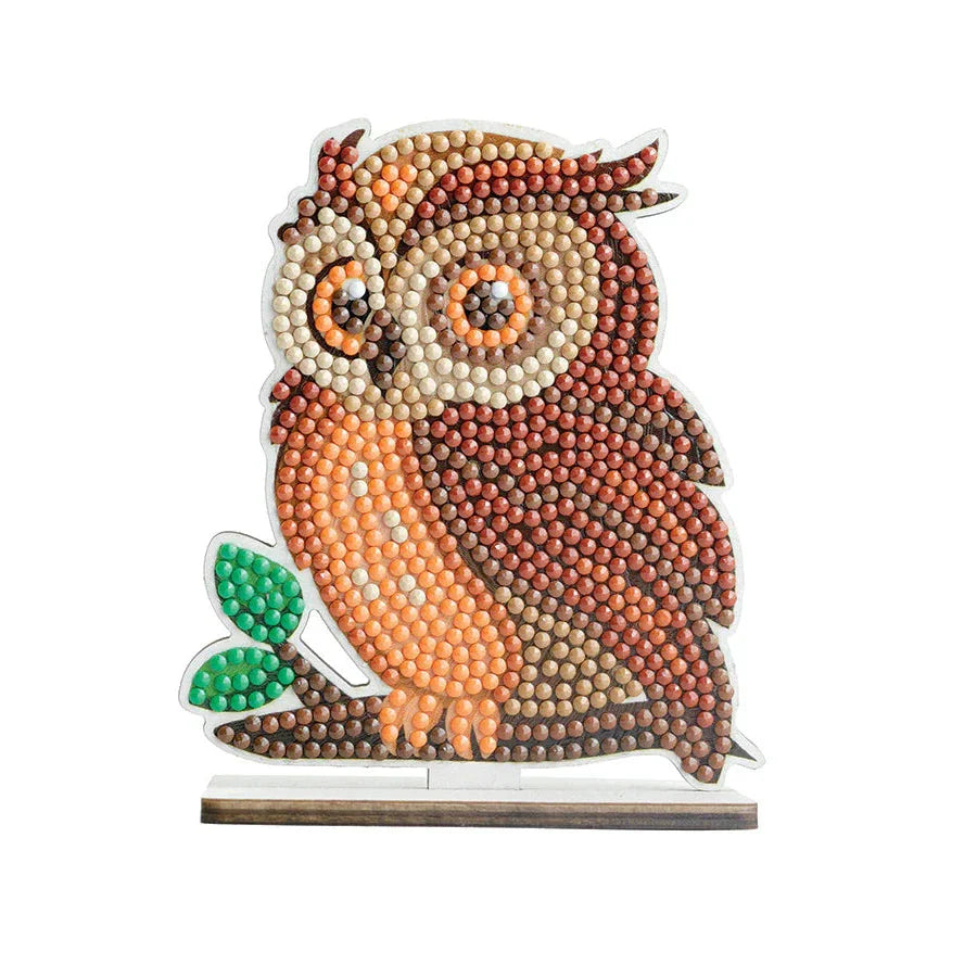 Owl Crystal Art Wildlife Buddies Kit Craft Buddy Puzzle Merchant