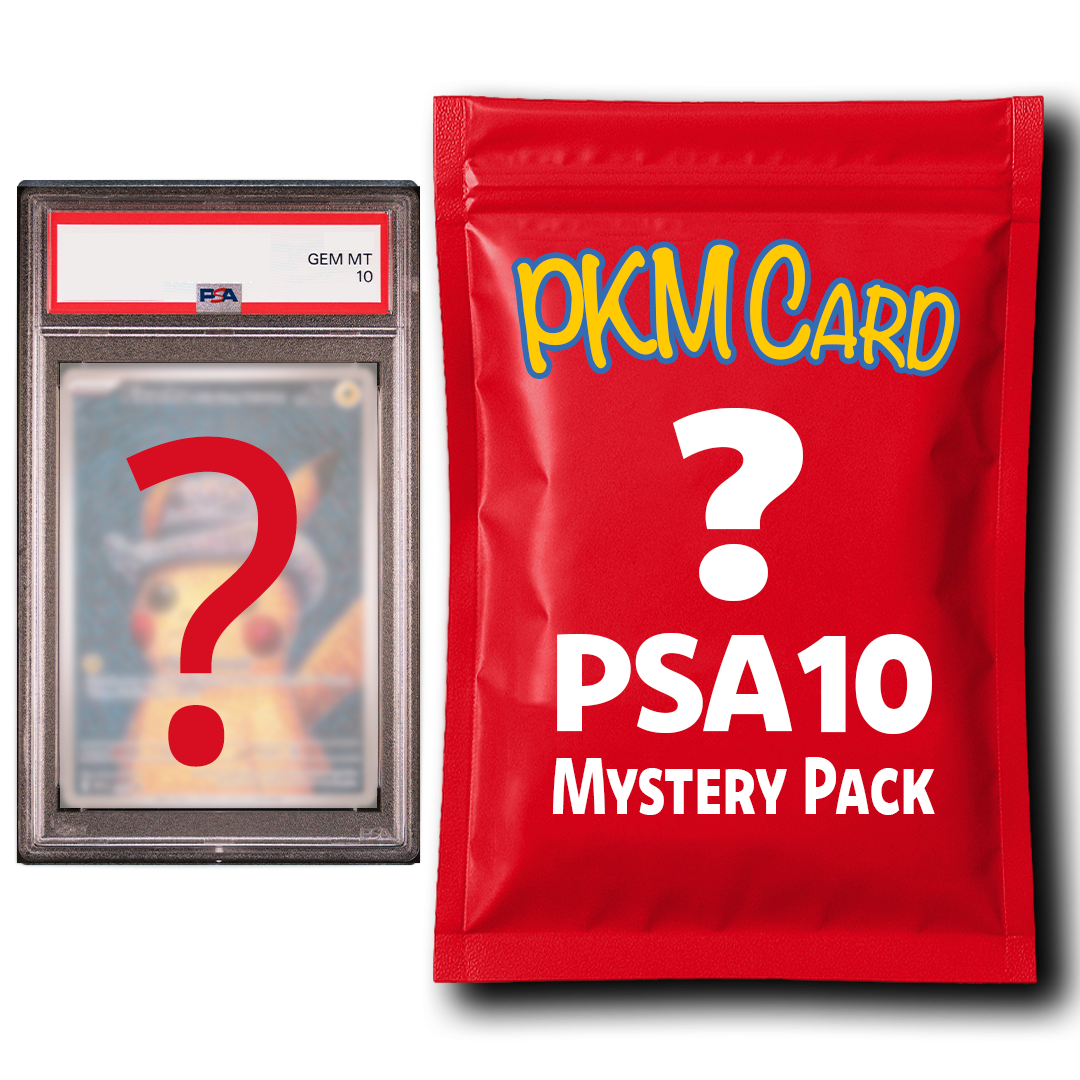 PKM PSA 10 Graded Card Mystery Pack Trading Card Game Hall of Fame Sports Memorabilia
