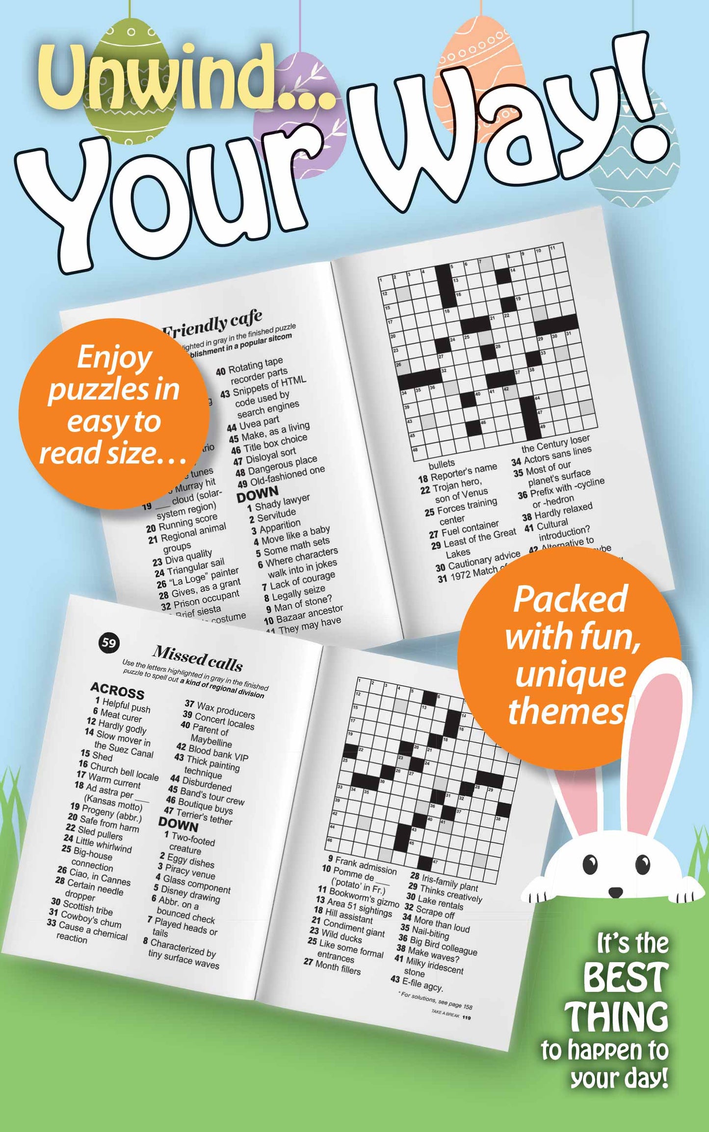 World's Best Puzzles Cross Word - Large Print Vo. 5 / Issue 15 - 99+ Puzzles and Mystery Words, Spring Jubilee Crosswords Magazine Shop US