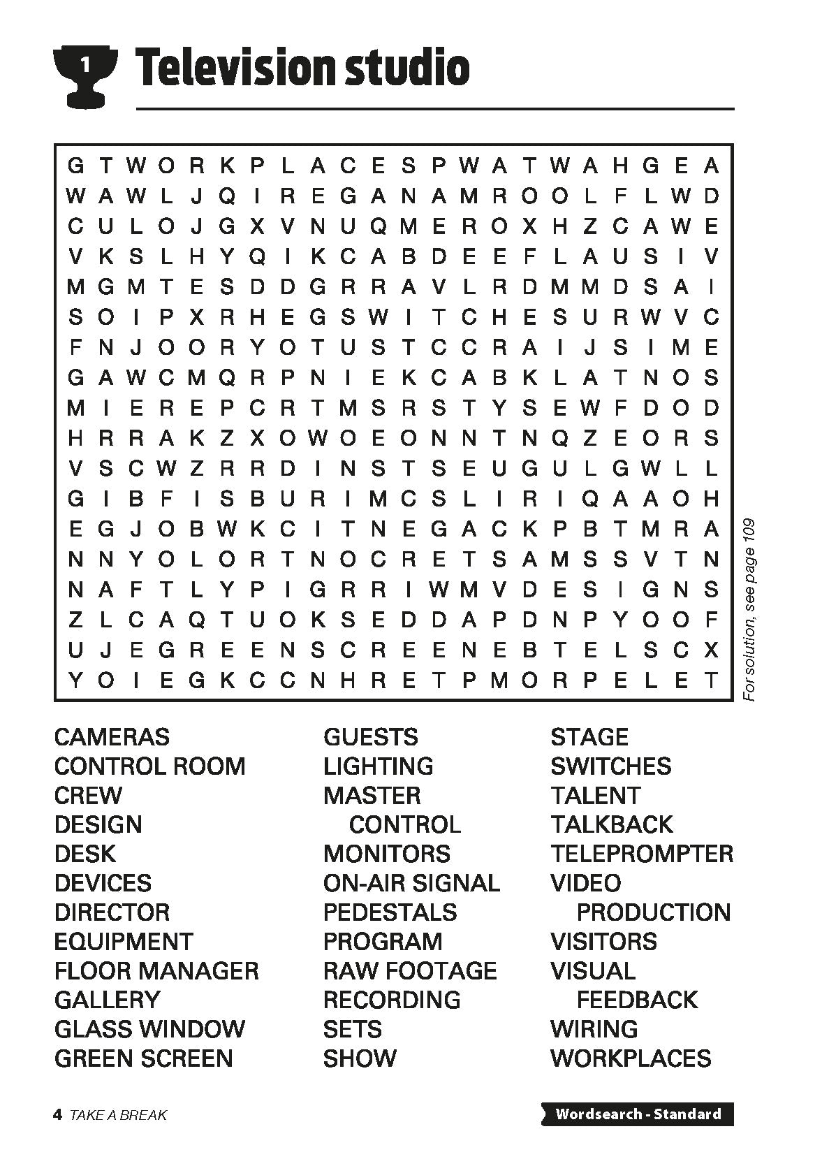 Take a Break - First Choice Wordsearch: 100+ Puzzles, Codeword, Fill-In, Crossword, Premier Issue, Word Game Fun For Everyone, All Ages, Relax, Unwind, Mind-Boosting, Brain Challenges, Unplug & More! Magazine Shop US