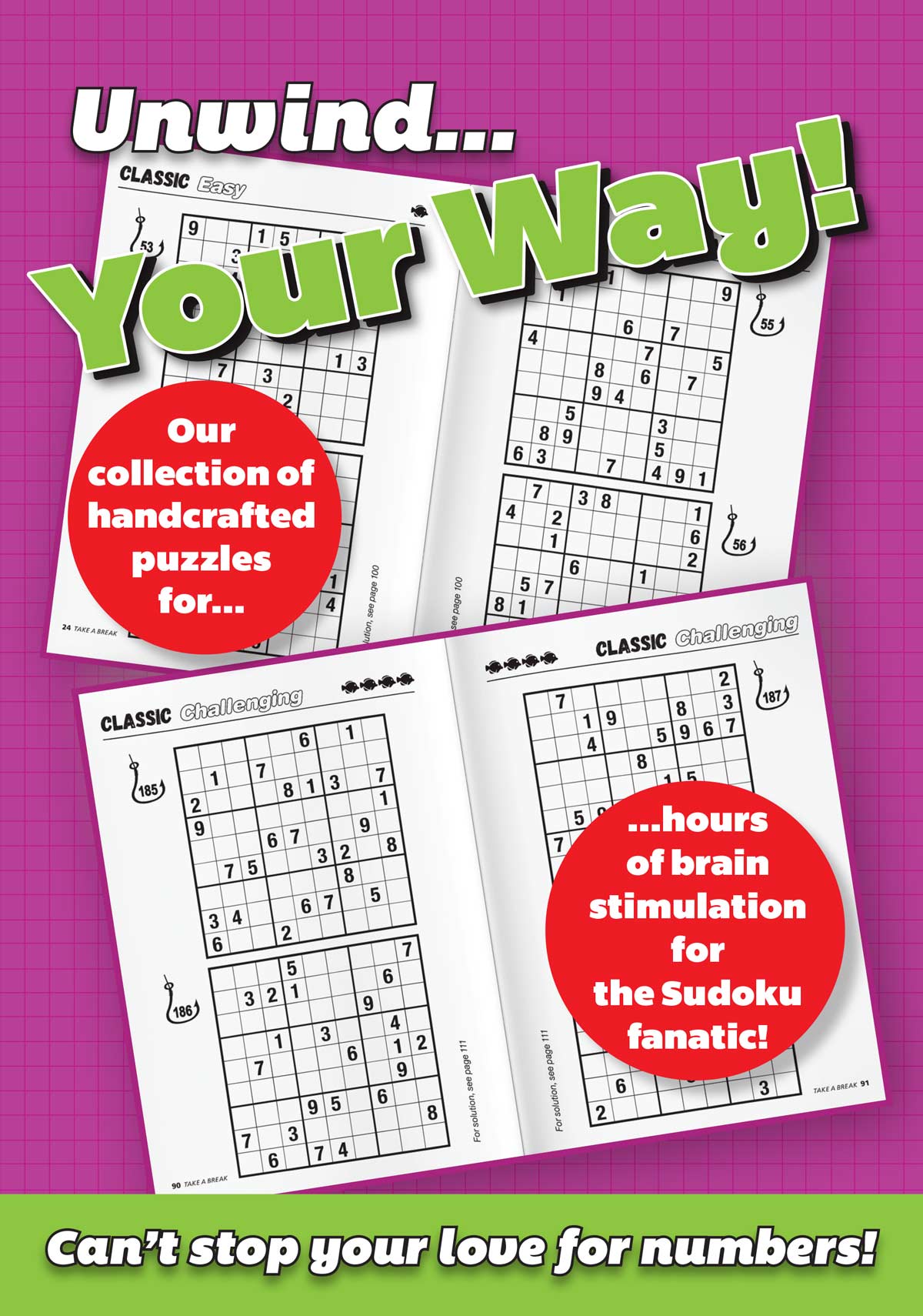 Take a Break - Hooked on Sudoku #3 Magazine Shop US