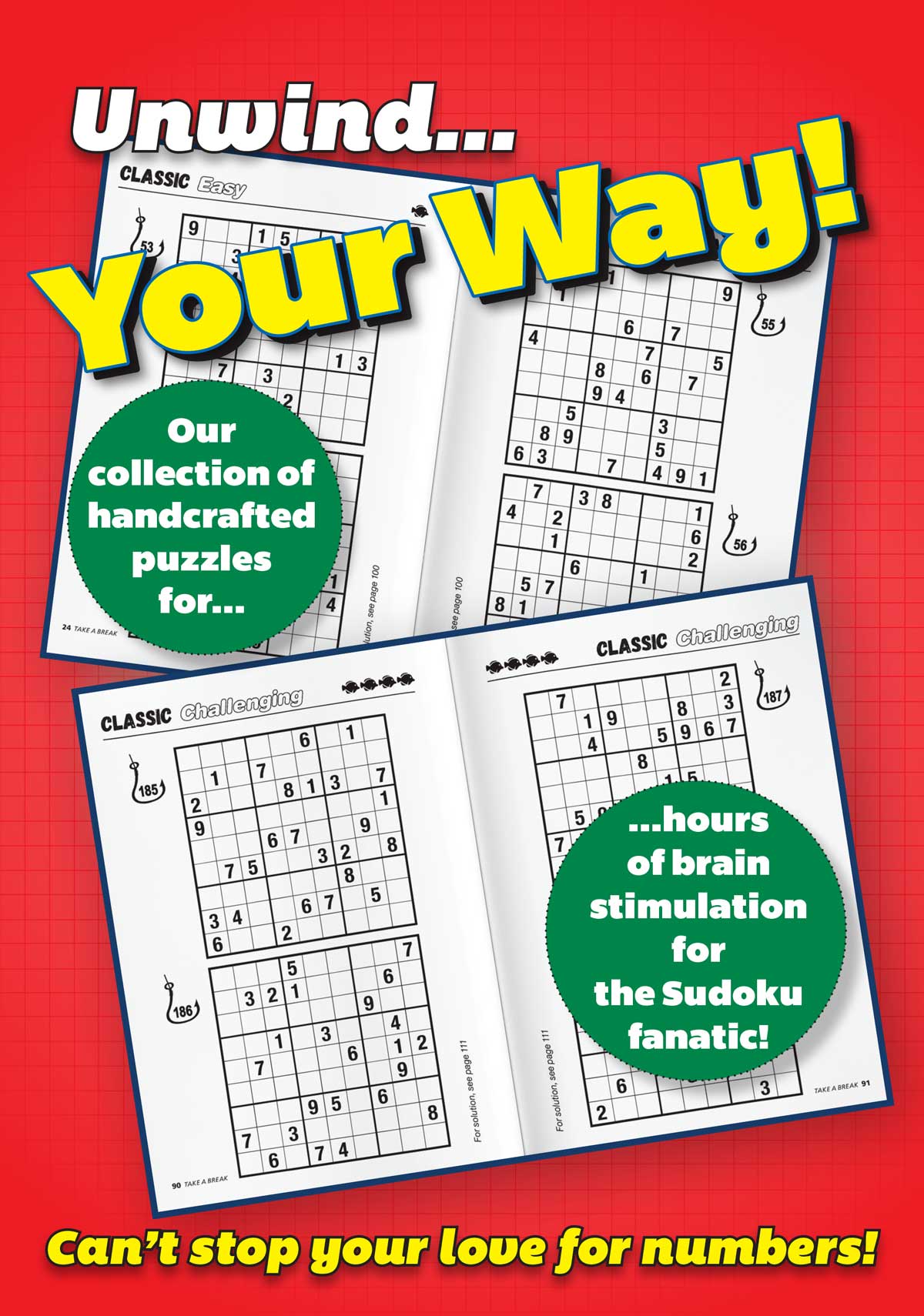Take a Break - Hooked on Sudoku #5 Magazine Shop US