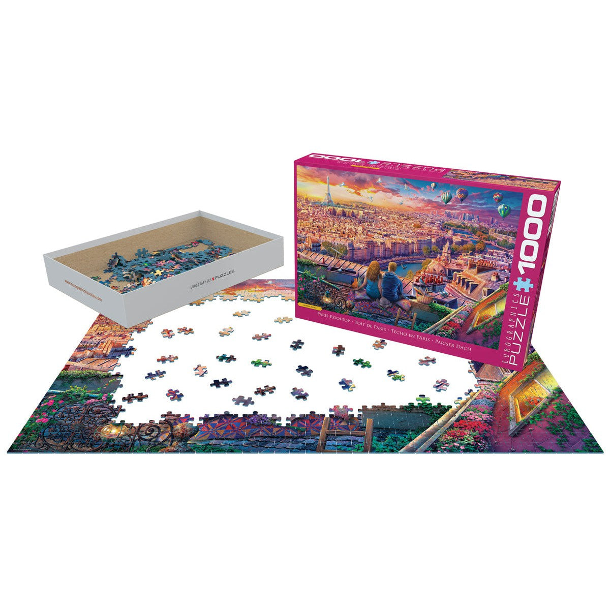 Paris Rooftop 1000 Piece Jigsaw Puzzle Eurographics