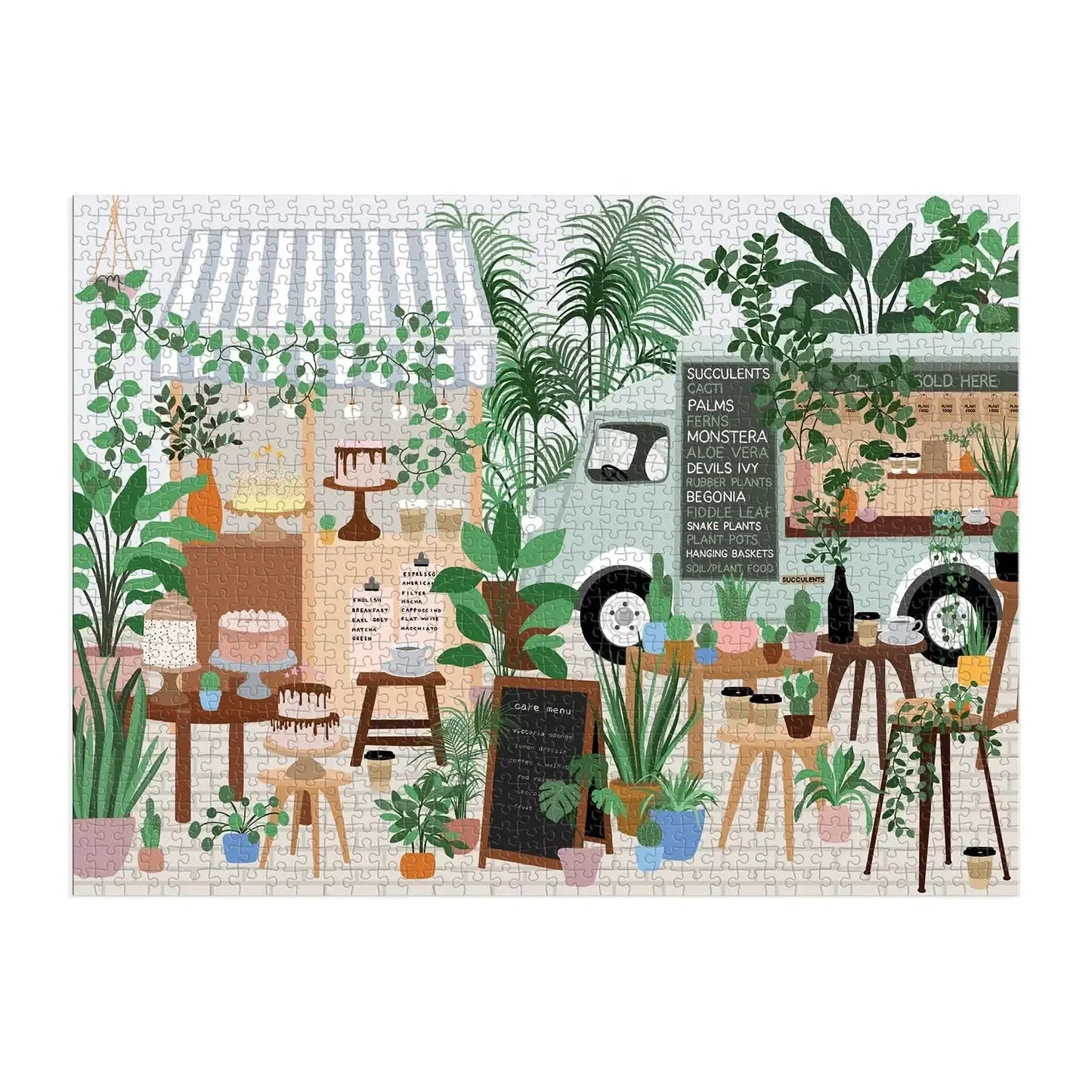 Plant Cafe 1000 Piece Jigsaw Puzzle Galison