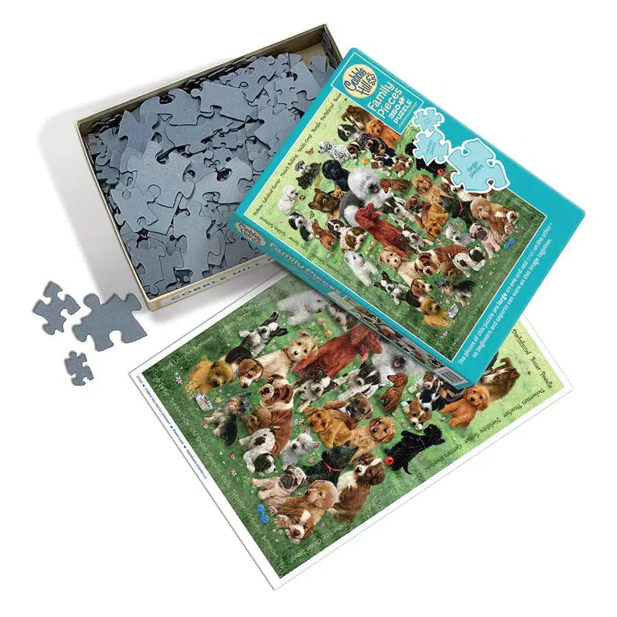 Puppy Love 350 Piece Family Jigsaw Puzzle Cobble Hill